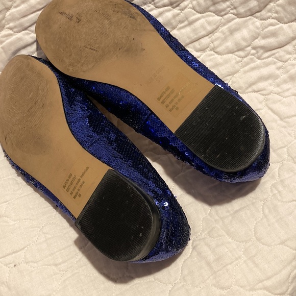 Victoria’s Secret dark blue sequin loafers - Picture 3 of 4